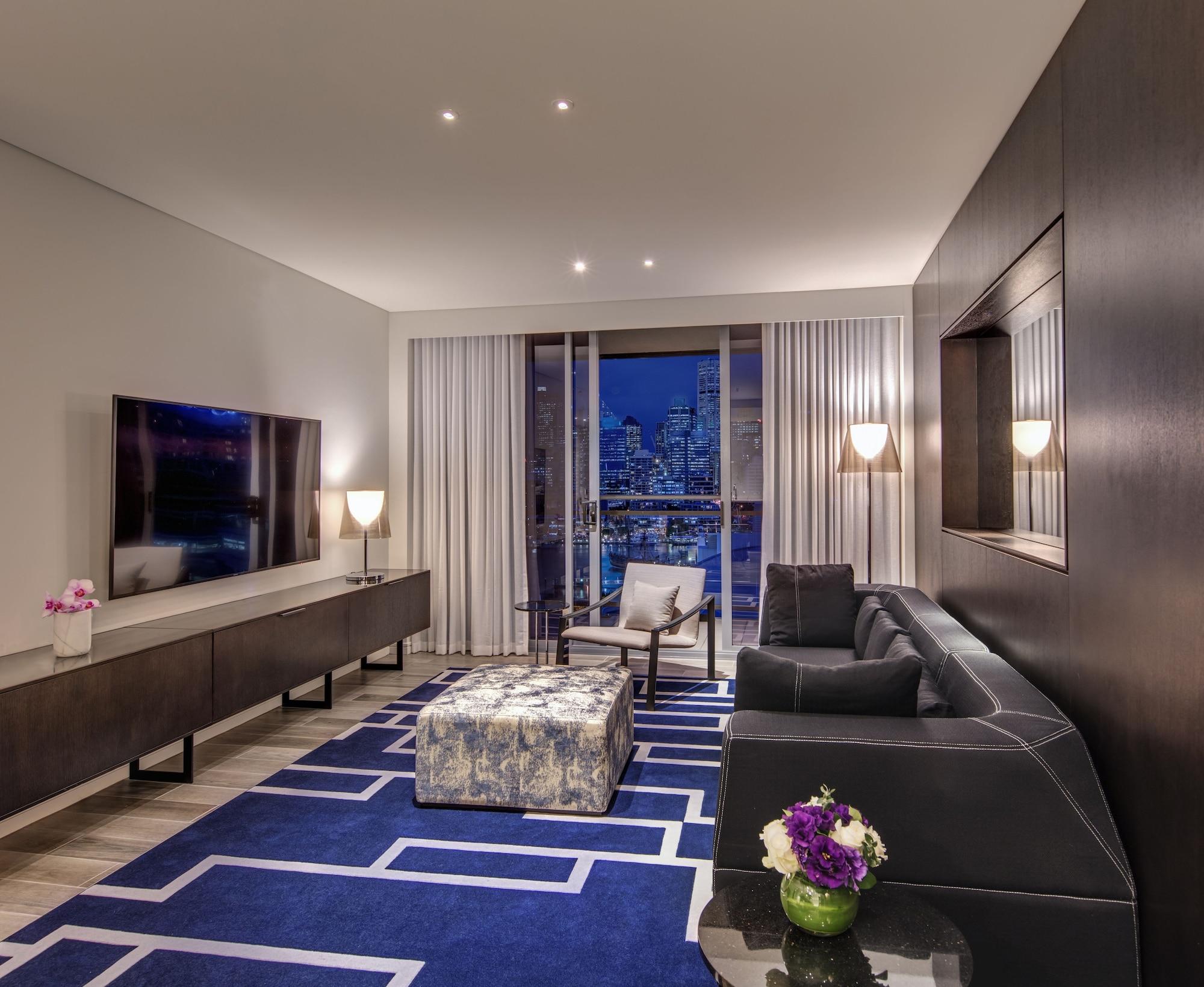 The Star Grand Hotel And Residences Sydney Exteriér fotografie Living room