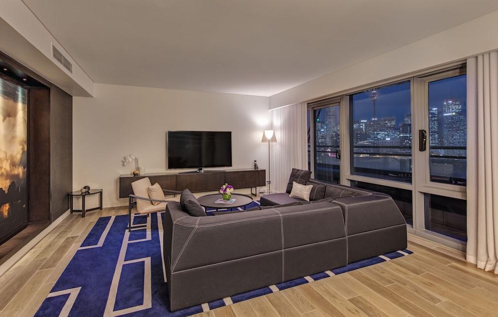 The Star Grand Hotel And Residences Sydney Exteriér fotografie Living room
