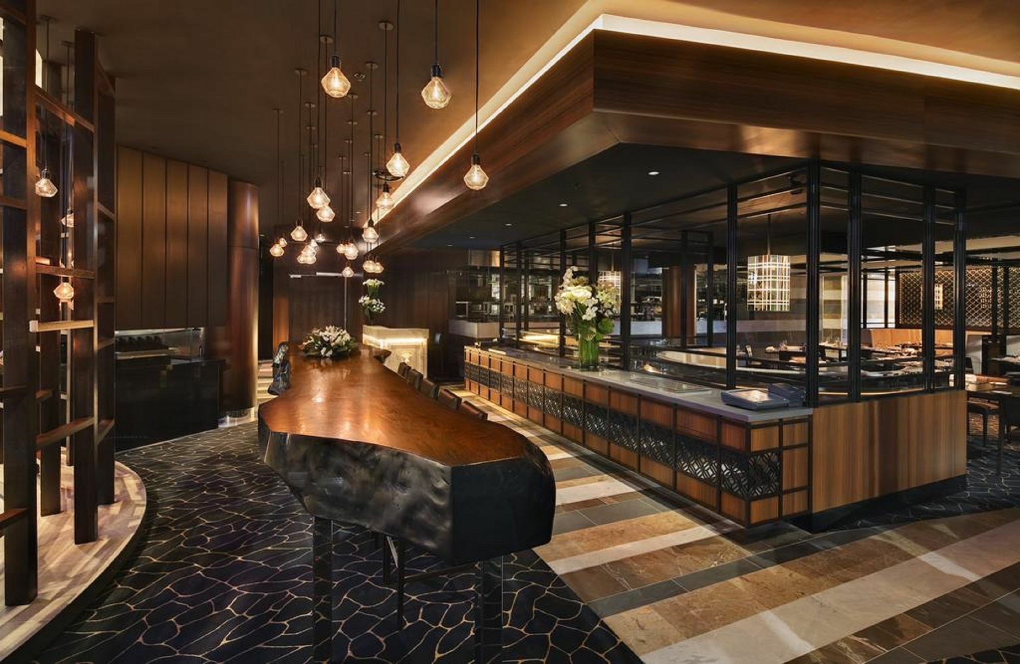 The Star Grand Hotel And Residences Sydney Exteriér fotografie The interior of the restaurant